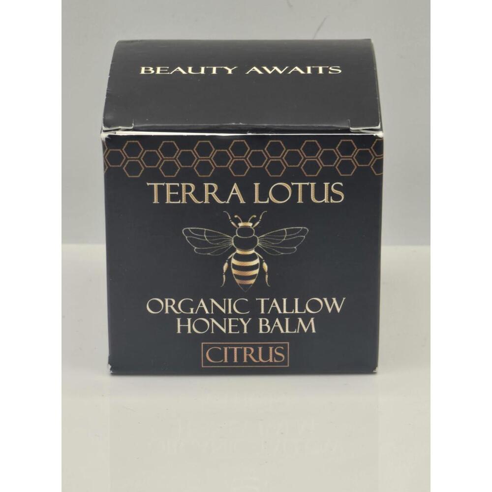 Terra Lotus Organic Tallow Honey Balm All Natural Moisturizer Citrus 2 oz Jar